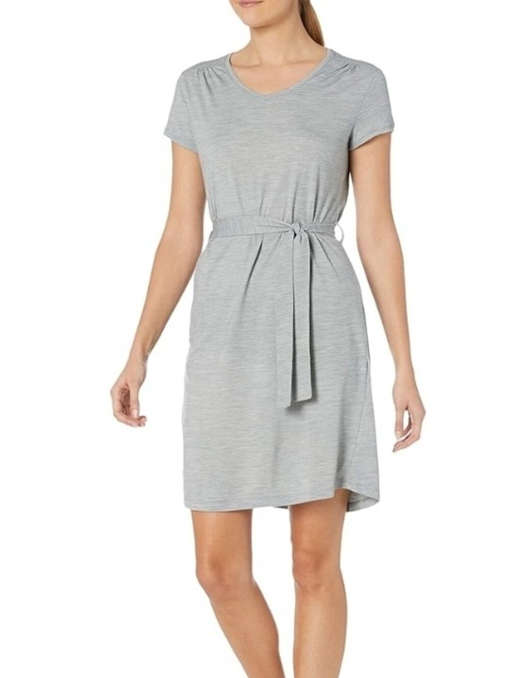 Royal Robbins MerinoLux Dress Sz Medium Gray Casual Travel Coastal UPF 50+
